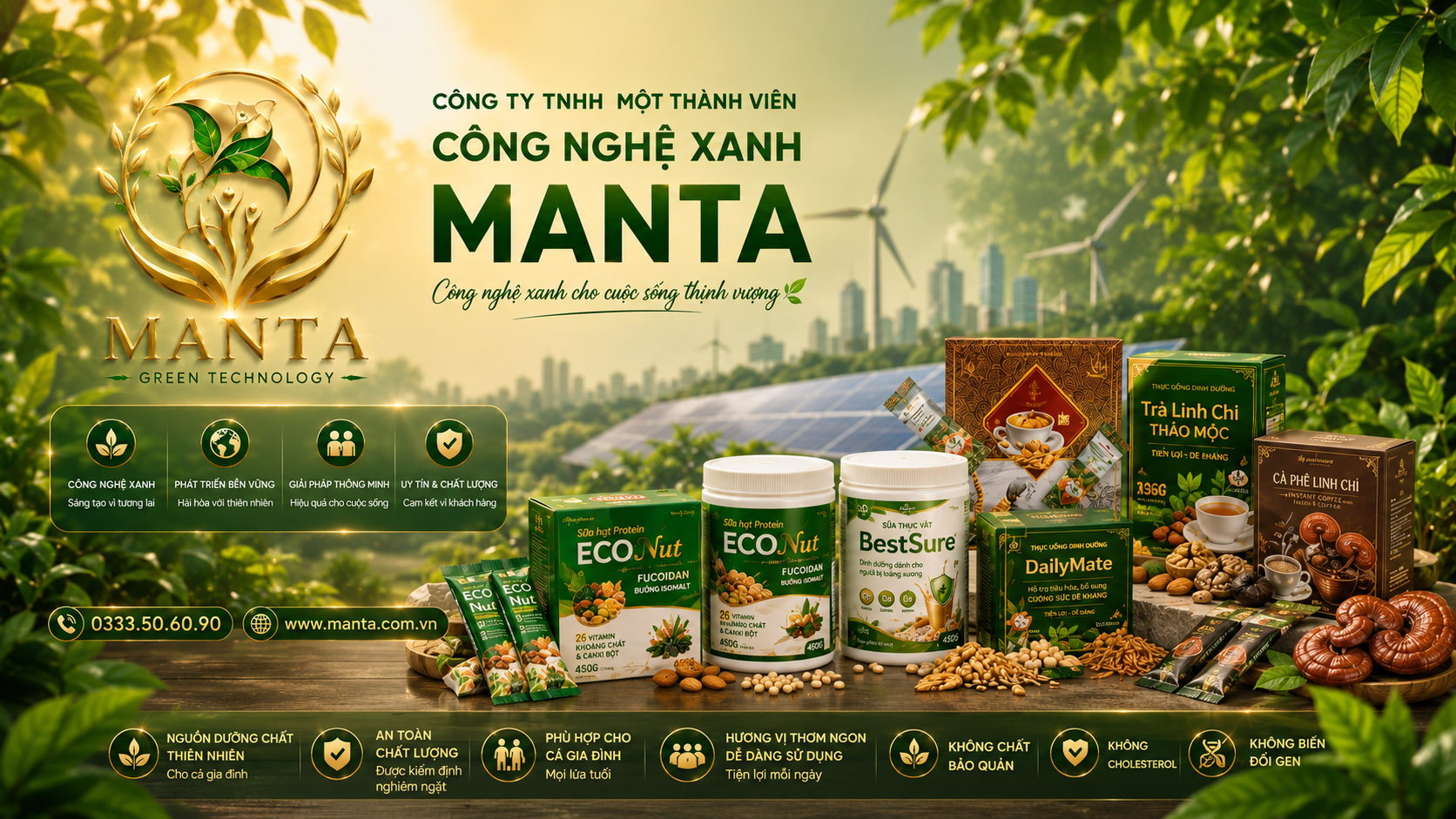 Hệ sinh thái công nghệ xanh MANTA